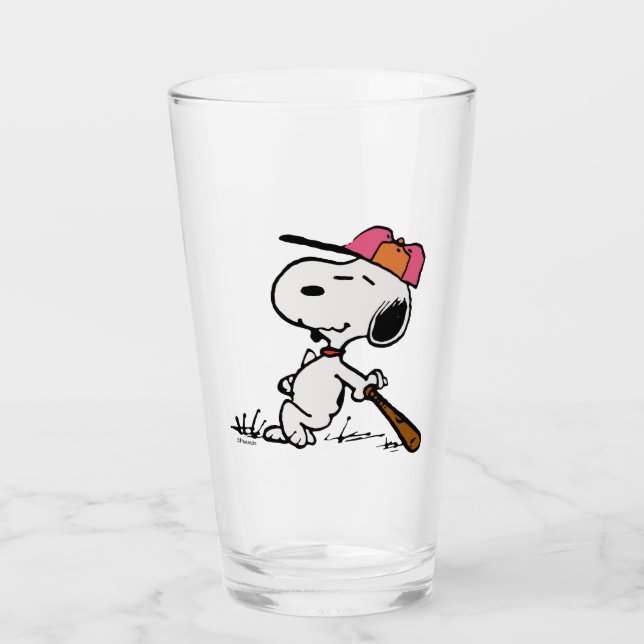 Verre cacahuètes | Snoopy at Bat (Devant)
