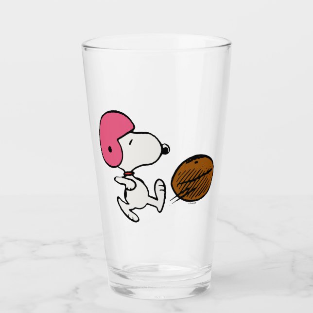 Verre cacahuètes | Snoopy Football Kicker (Devant)