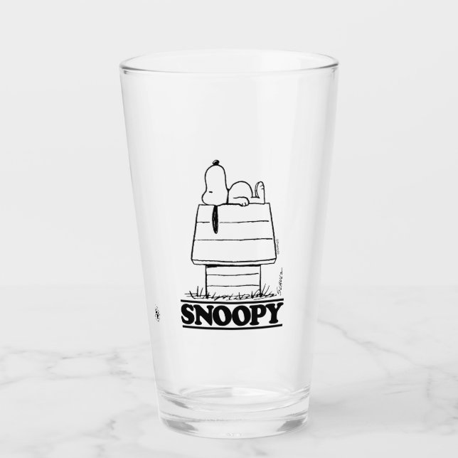 Verre cacahuètes | Snoopy Le Secret À La Vie (Devant)