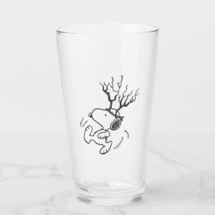 Verre cacahuètes Snoopy Reindeer
