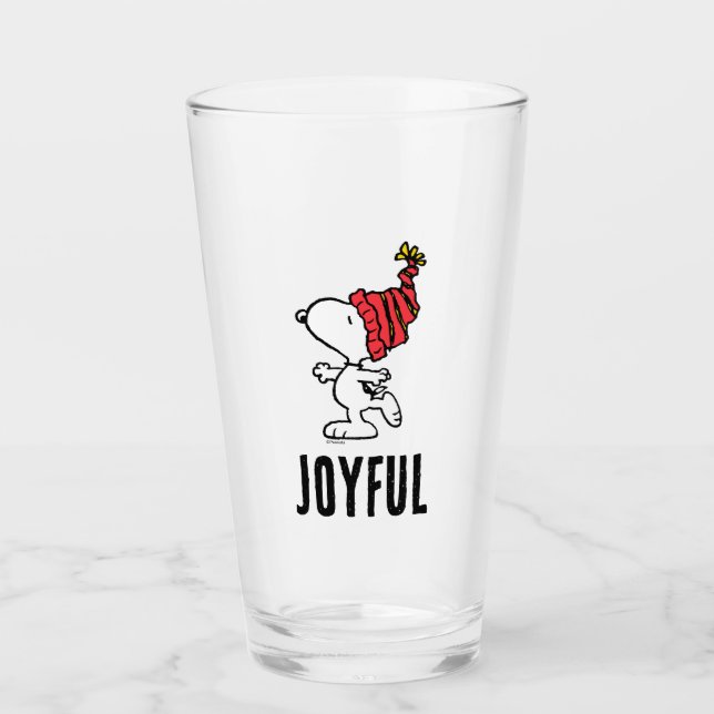 Verre cacahuètes | Snoopy Winter Beanie Casquette (Devant)