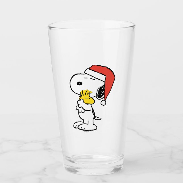 Verre cacahuètes | Snoopy & Woodstock (Devant)