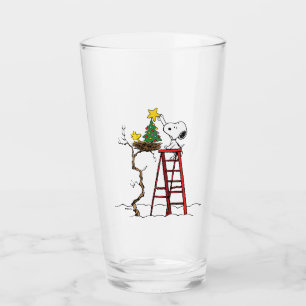 Verre cacahuètes Snoopy & Woodstock Arbre de Noël