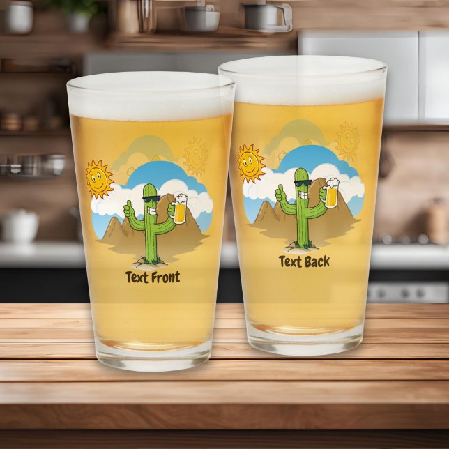 Verre Cactus avec bière (Créateur téléchargé)