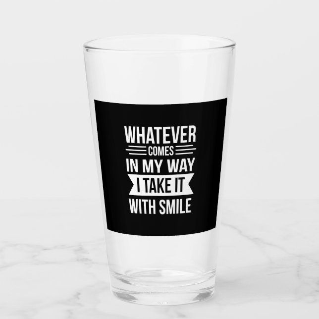 Verre Cadeau Anniversaire Tout Ce Qui M'Arrive (Devant)