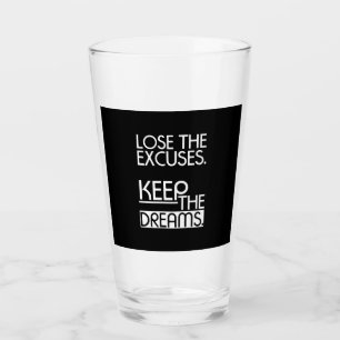 Verre Cadeau d'anniversaire Garder les rêves
