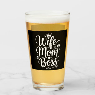 Verre Cadeau de fête des mères pour femme maman patronne
