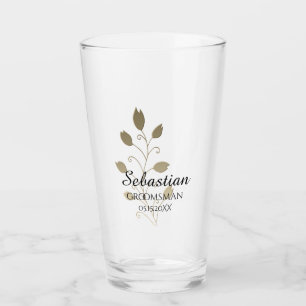 Verre Cadeau de mariage en or