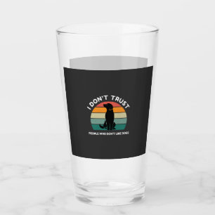 Verre Cadeau drôle de coucher de soleil vintage pour ama
