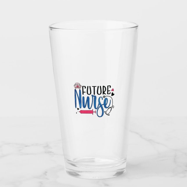 Verre Cadeau infirmière | future infirmière (Devant)