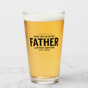 Verre Cadeau moderne de la fête des pères pour papa pers