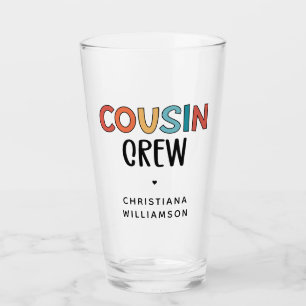Verre Cadeau personnalisé de cousins jumelés Cousins