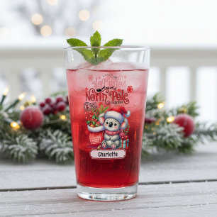 Verre Cadeau personnalisé de Noël Koala
