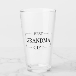 Verre Cadeau personnalisé pour grand-mère anniversaire