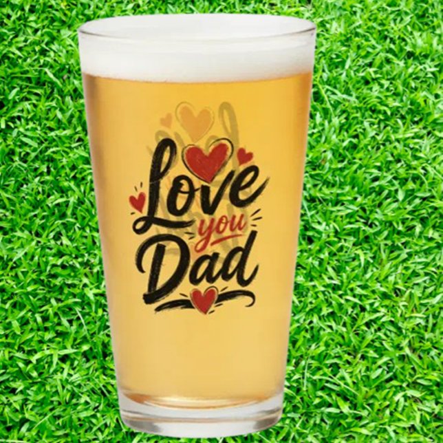 Verre Cadeau pour Papa (Father's Day Beer Glass)