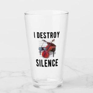 Verre Cadeau Pour Pianiste, Je Détruit Le Silence