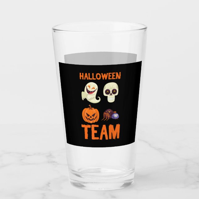 Verre Cadeau Spider | Citrouille d'équipe d'Halloween Sp (Devant)