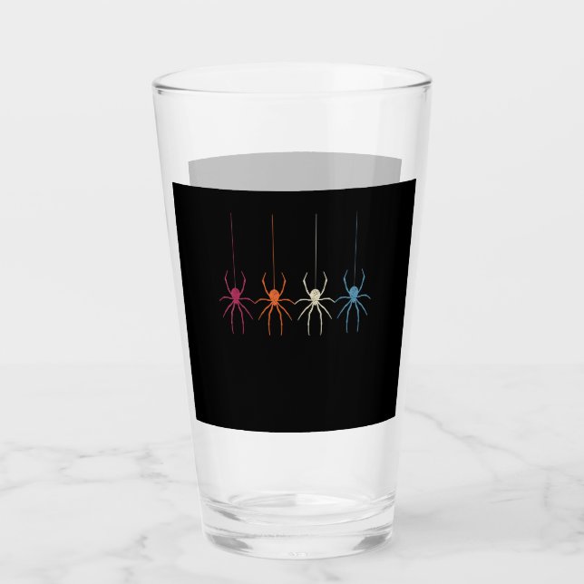 Verre Cadeau Spider | Halloween 2020 Vintage Spider Web (Devant)