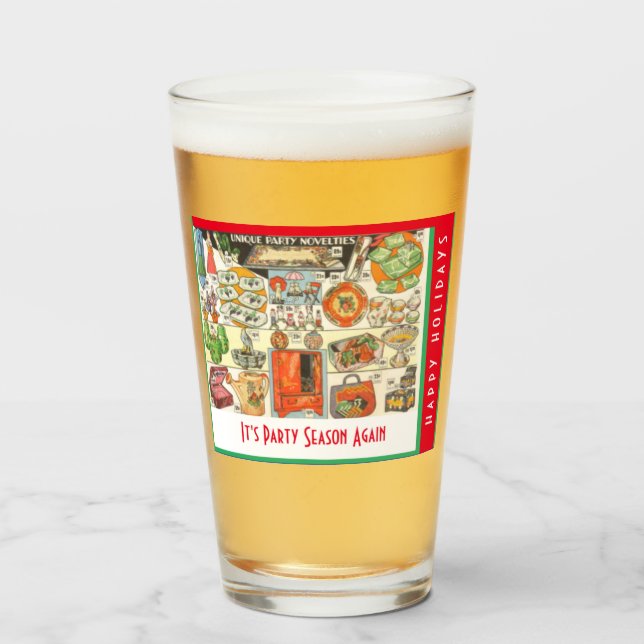 Verre Cadeaux de fête (Devant (rempli))