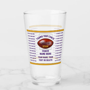 Verre Cadeaux Personnalisés d'Entraîneur de Football, LO