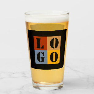 Verre Cadeaux personnalisés modernes Noir Simple