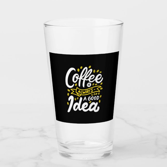 Verre Café Cadeau Anniversaire Est Toujours Une Bonne Id (Devant)
