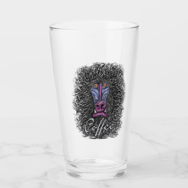 Verre Café Mandrill (Devant)