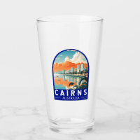 Cairns Australia Travel Art Vintage