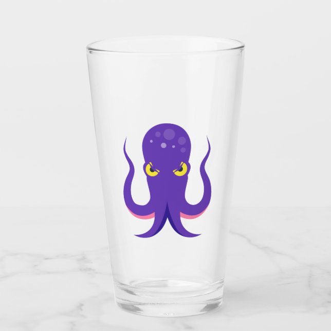 Verre Calmar pourpre d'Octopus (Devant)