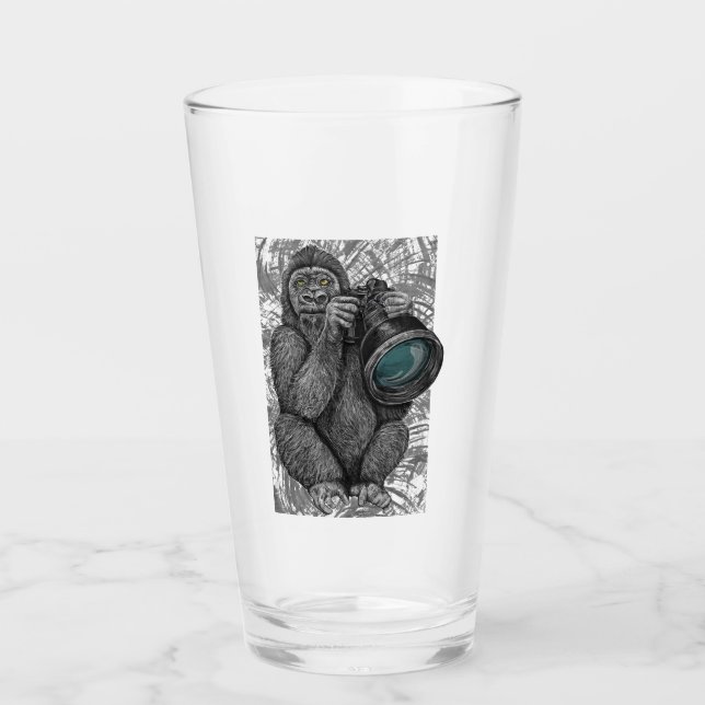 Verre Caméra de Gorilla Ape Singe Telephoto 35mm Caméra  (Devant)