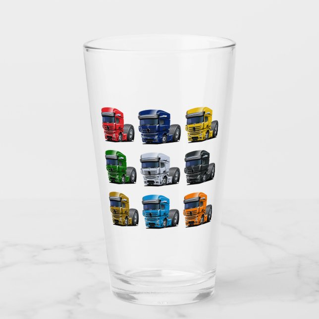Verre Camion de dessin (Devant)