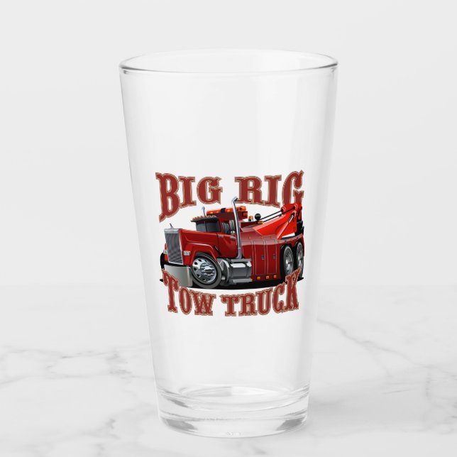 Verre Camion remorque de dessin (Devant)