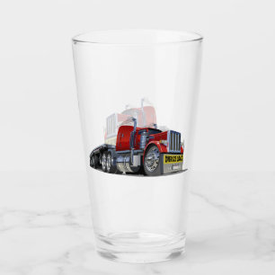 Verre Camion semi-caricature