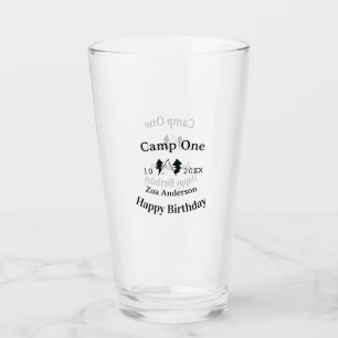 Verre Camp un joyeux anniversaire nom date campingaventu