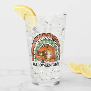 Verre Camper/remorque Rainbow Halloween Vibes