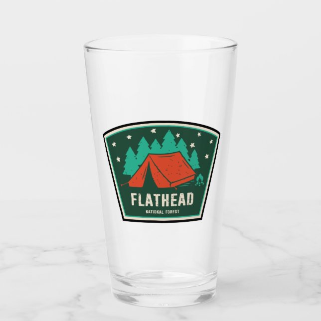 Verre Camping Forêt Nationale Flathead (Devant)