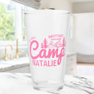 Verre Camping personnalisé Bachelorette Party Bridesmait
