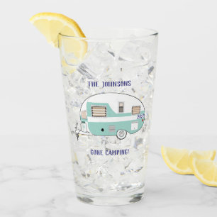 Verre Camping RV Trailer Camper Beer Pint Boire