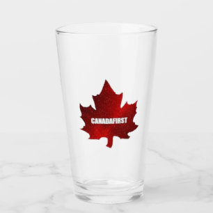 Verre Canadafirst Rouge Feuille d'érable