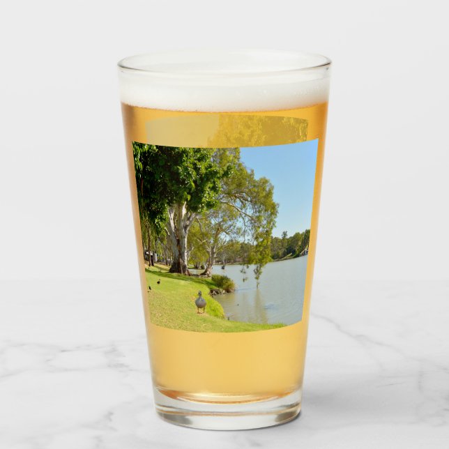 Verre Canards Sur Le Fleuve Murray Australia, (Devant (rempli))