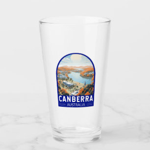Verre Canberra Australie Travel Art Vintage
