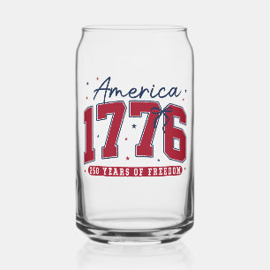 Verre Canette 1776 Amérique 250 Ans de Liberté