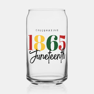 Verre Canette 1865 Liberté Célébration de l'histoire noire
