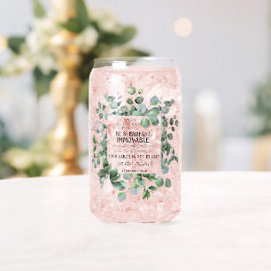 Verre Canette 1 Corinthiens 15:58 Inspirational Verse Eucalyptus