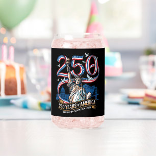 Verre Canette 250 Ans Anniversaire Amérique 1776 2026