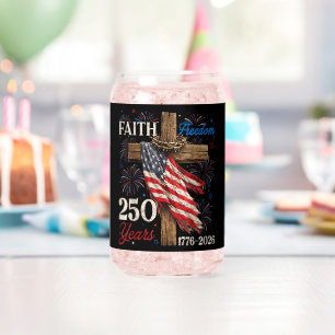 Verre Canette 250 Ans Foi et Liberté Chrétienne