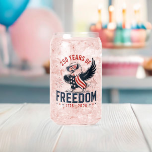 Verre Canette 250e anniversaire des États-Unis 