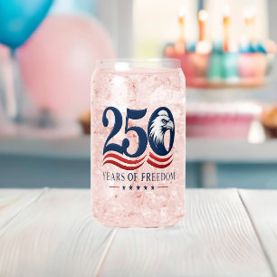 Verre Canette 250e anniversaire des États-Unis 