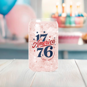 Verre Canette 250e anniversaire des États-Unis 