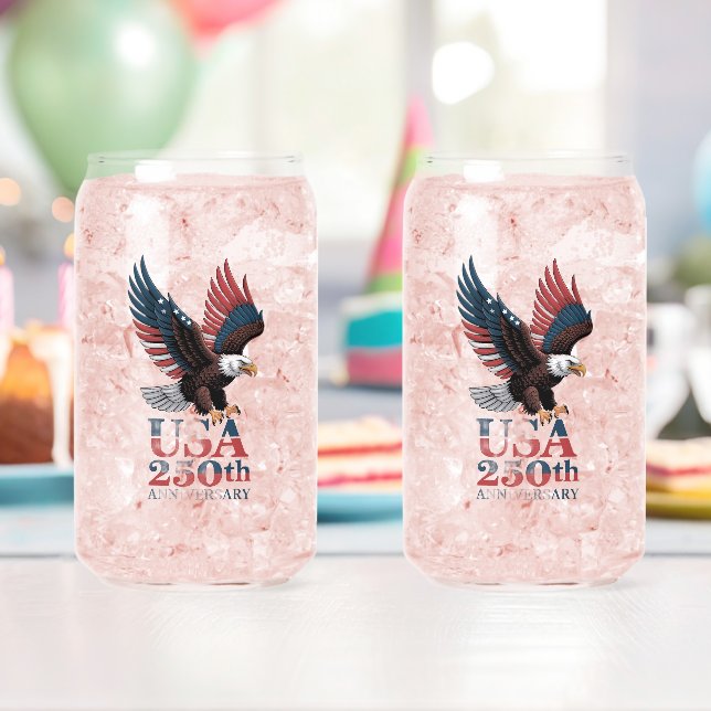Verre Canette 250e anniversaire des États-Unis (Insitu (Anniversaire))